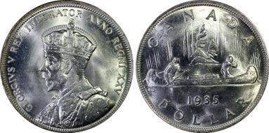 1935 S$1 MS65