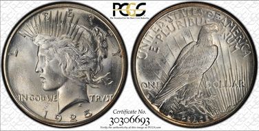 1925-S $1 MS64+