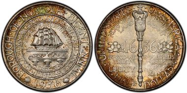 1936 50C Norfolk MS68