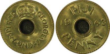 1943-S 1D KM-7a MS65