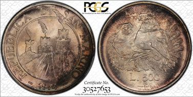 1974 500 L KM-37 Pigeons MS67