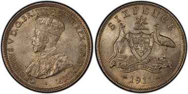 1911 6D KM-25  Ag MS62