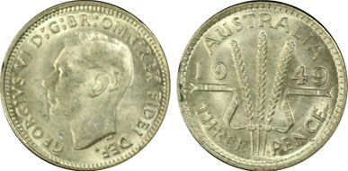 1949(m) 3D KM-44  Ag MS62