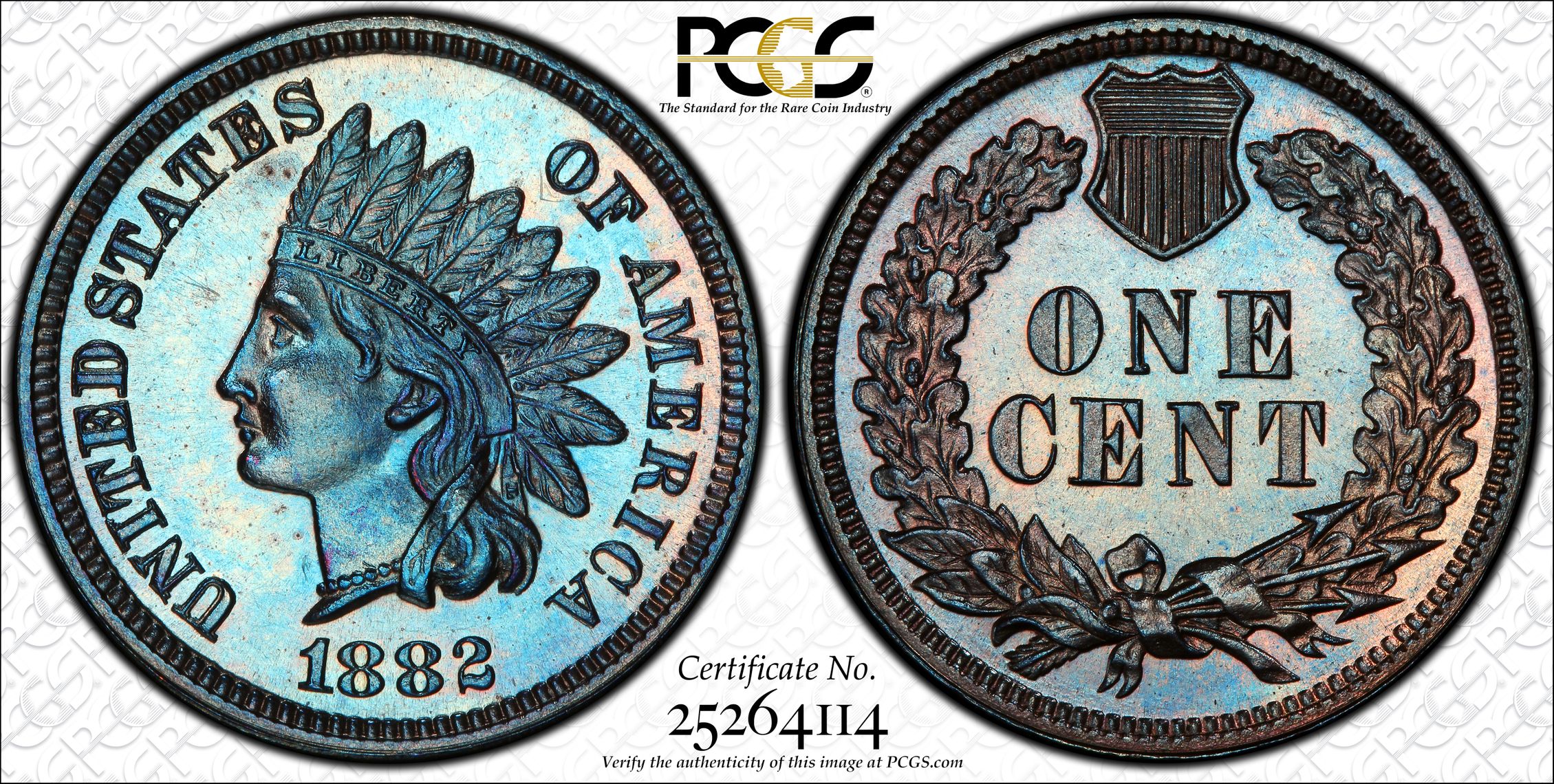 PCGS Certificate Verification Coin Details for Cert #25264114 PCGS Certificate Verification Coin Details for Cert #25264114
