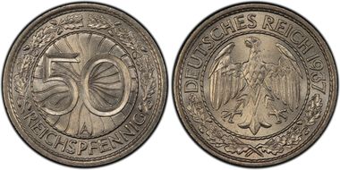 1937-A 50 Rcpfg J-324 MS66