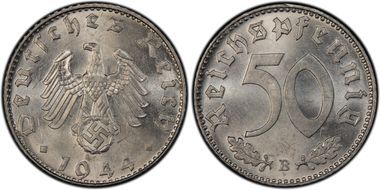 1944-B 50 Pfg J-372 MS63