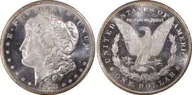 1878-CC $1 MS66PL