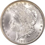 1884-CC $1 MS65+