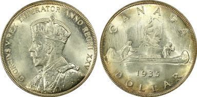 1935 S$1 MS64+ 