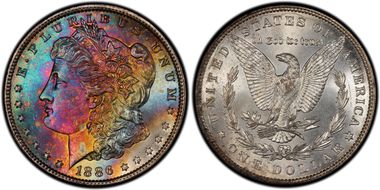 1886 $1 MS66
