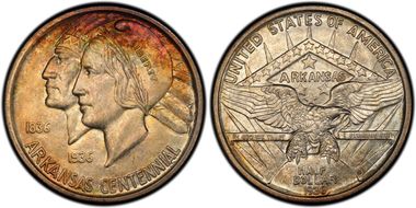 1936-S 50C Arkansas MS66+