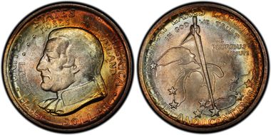 1936 50C Cleveland MS66+