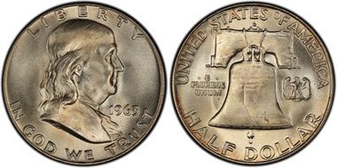 1963-D 50C MS66+ FBL