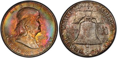 1949-D 50C MS66+ FBL