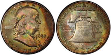 1957-D 50C MS67FBL