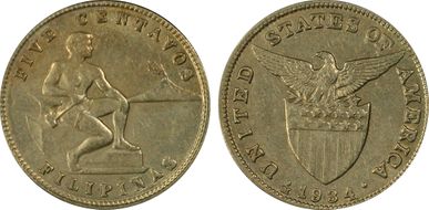 1934-M 5C Allen-5.04aa DDO & RP1 AU55