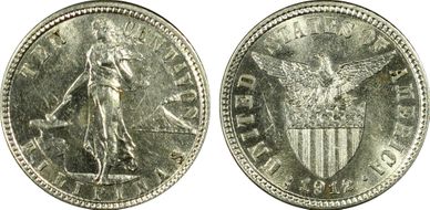 1912-S 10C MS62