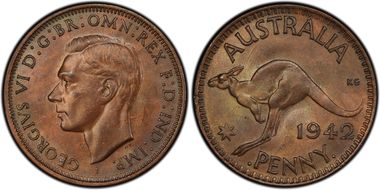 1942-I (b) 1D MS63BN