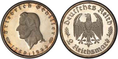 1934-F 2 Mk Schiller J-358 PR65DCAM