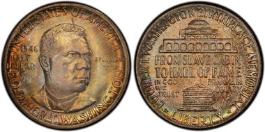 1946 50C Booker T. Washington MS67