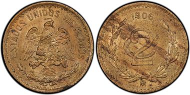 1906-Mo 2C Narrow Date MS62RB