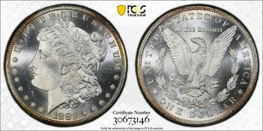 1882-CC $1 MS66+