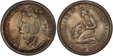 1893 25C Isabella MS66
