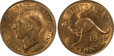 1948 (m) 1D KM-36 MS63RB