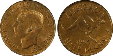 1950(p) 1/2D MS64RB