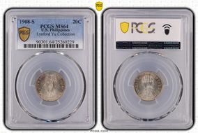 1908-S 20C MS64