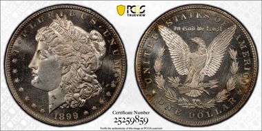 1899 $1 MS64DMPL