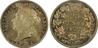 1894 25C MS63+