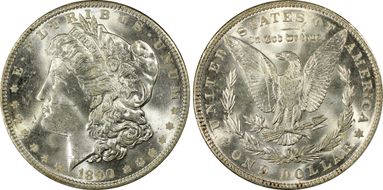 1890 $1 MS64