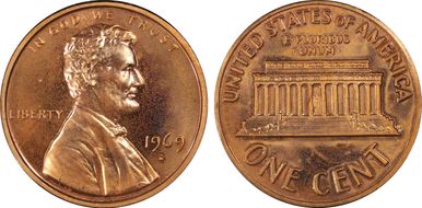 1969-S 1C PR65RD