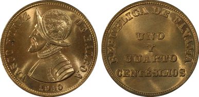 1940 1 1/4C MS66RD