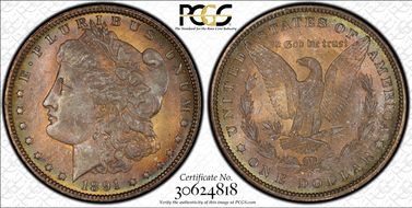 1891-O $1 MS63