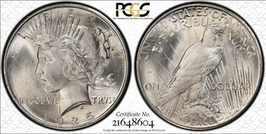 1925 $1 MS66