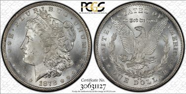 1878-CC $1 MS65+