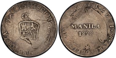 1828  8 R KM-16 C/S on Bolivia 8 S VF25