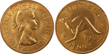 1959 Y. (p) 1D PR65RD