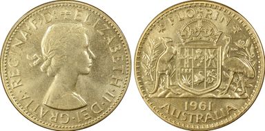 1961(m) Florin PR65
