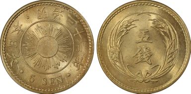 (1900) M33 5 Sen JNDA 01-37 MS64