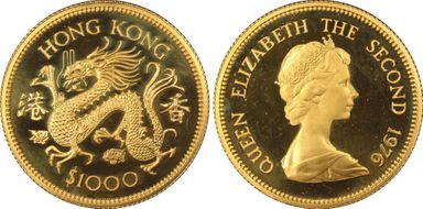 1976 $1000 Dragon KM-40 PR68DCAM