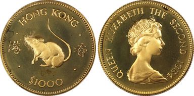 1984 $1000 Rat PR68DCAM