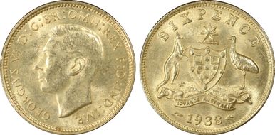 1938(m) 6D AU58