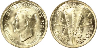 1943-D 3D KM-37  Ag MS66