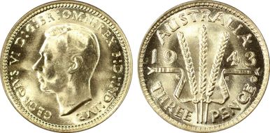 1943-D 3D KM-37  Ag MS65