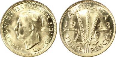 1943-D 3D KM-37  Ag MS66+