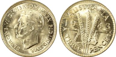 1943-D 3D KM-37  Ag MS62