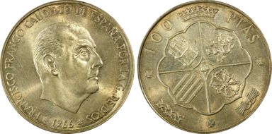 1966 100 P (1970) MS64